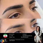 سپیده مخلصیان آرایش دائم صورت فیبروز میکروبلیدینگ در پونک غرب تهران